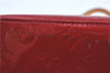 Authentic Louis Vuitton Vernis Bellevue PM Hand Bag Red M93583 LV J0705