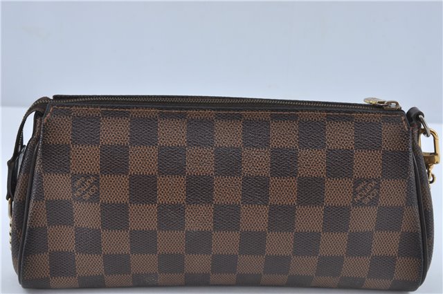 Authentic Louis Vuitton Damier Eva Accessories Pouch Hand Bag N55213 LV J0709