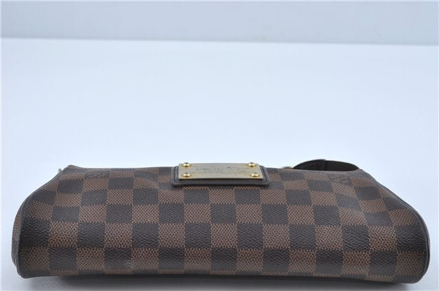 Authentic Louis Vuitton Damier Eva Accessories Pouch Hand Bag N55213 LV J0709