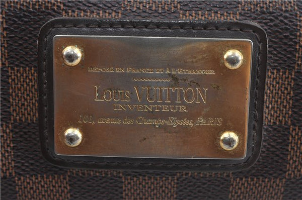 Authentic Louis Vuitton Damier Eva Accessories Pouch Hand Bag N55213 LV J0709
