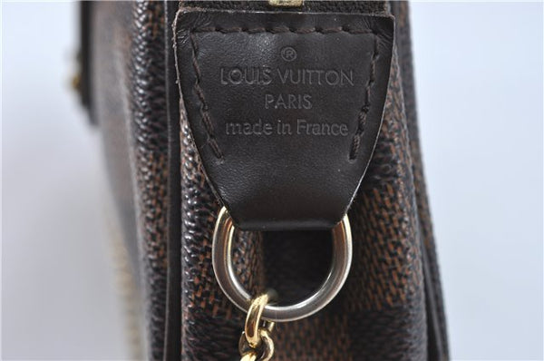 Authentic Louis Vuitton Damier Eva Accessories Pouch Hand Bag N55213 LV J0709