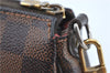 Authentic Louis Vuitton Damier Eva Accessories Pouch Hand Bag N55213 LV J0709