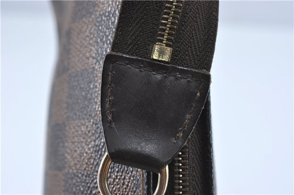 Authentic Louis Vuitton Damier Eva Accessories Pouch Hand Bag N55213 LV J0709
