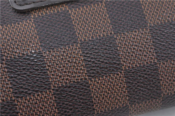 Authentic Louis Vuitton Damier Eva Accessories Pouch Hand Bag N55213 LV J0709