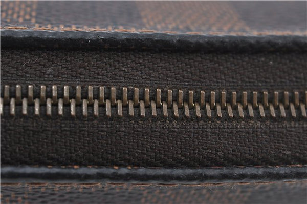 Authentic Louis Vuitton Damier Eva Accessories Pouch Hand Bag N55213 LV J0709