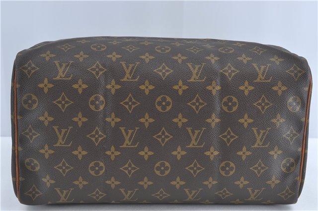 Authentic Louis Vuitton Monogram Speedy 35 Hand Boston Bag M41524 LV J0717