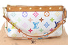 Louis Vuitton Monogram Multicolor Pochette Accessoires Pouch M92649 White J0719