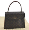 Authentic Louis Vuitton Monogram Malesherbes Hand Bag M51379 LV J0721