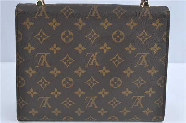 Authentic Louis Vuitton Monogram Malesherbes Hand Bag M51379 LV J0721