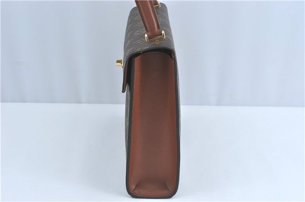 Authentic Louis Vuitton Monogram Malesherbes Hand Bag M51379 LV J0721