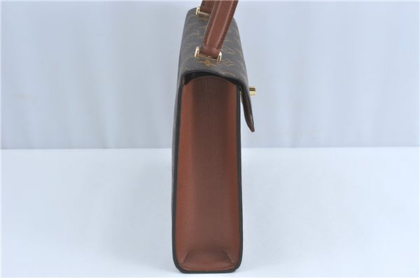 Authentic Louis Vuitton Monogram Malesherbes Hand Bag M51379 LV J0721