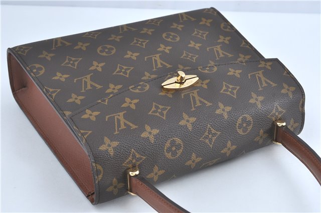 Authentic Louis Vuitton Monogram Malesherbes Hand Bag M51379 LV J0721
