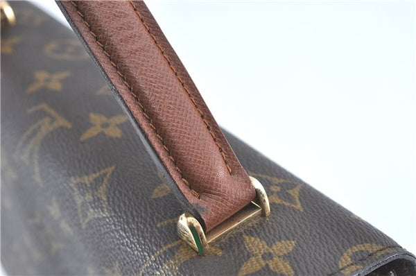 Authentic Louis Vuitton Monogram Malesherbes Hand Bag M51379 LV J0721