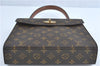 Authentic Louis Vuitton Monogram Malesherbes Hand Bag M51379 LV J0721