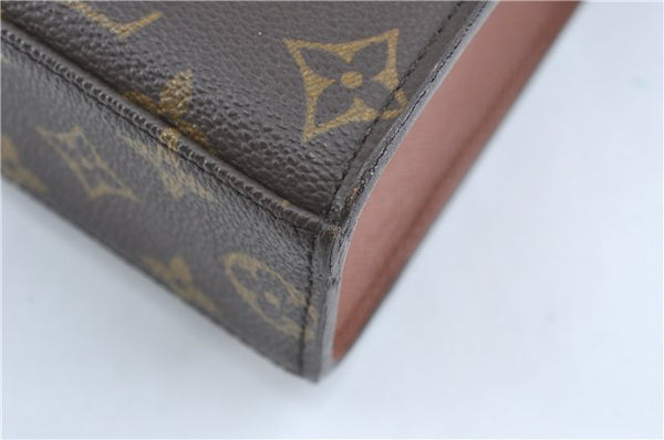 Authentic Louis Vuitton Monogram Malesherbes Hand Bag M51379 LV J0721