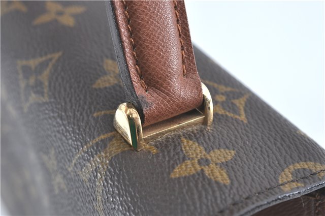 Authentic Louis Vuitton Monogram Malesherbes Hand Bag M51379 LV J0721