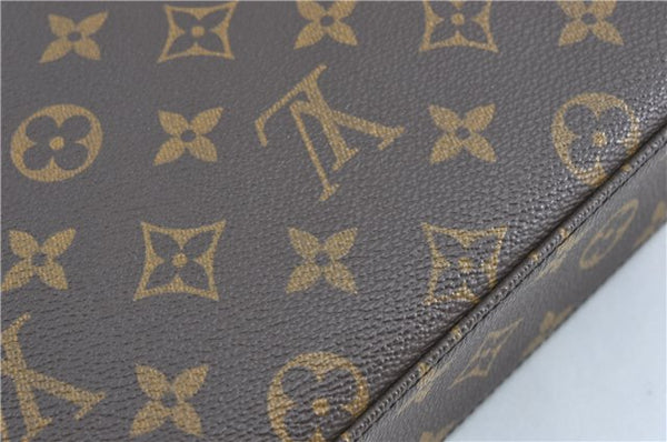 Authentic Louis Vuitton Monogram Malesherbes Hand Bag M51379 LV J0721