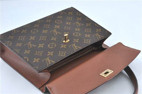 Authentic Louis Vuitton Monogram Malesherbes Hand Bag M51379 LV J0721