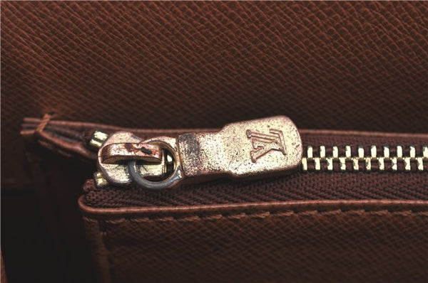 Authentic Louis Vuitton Monogram Malesherbes Hand Bag M51379 LV J0721