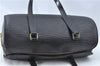 Authentic Louis Vuitton Epi Soufflot Black Hand Bag M52222 LV J0731