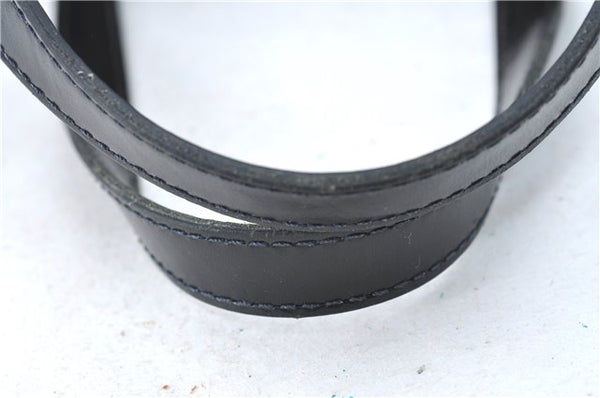 Authentic Louis Vuitton Epi Soufflot Black Hand Bag M52222 LV J0731