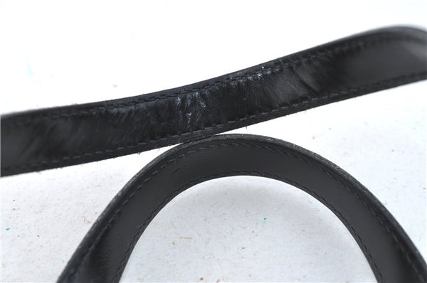 Authentic Louis Vuitton Epi Soufflot Black Hand Bag M52222 LV J0731