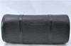 Authentic Louis Vuitton Epi Soufflot Black Hand Bag M52222 LV J0731