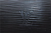 Authentic Louis Vuitton Epi Soufflot Black Hand Bag M52222 LV J0731