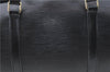 Authentic Louis Vuitton Epi Soufflot Black Hand Bag M52222 LV J0731