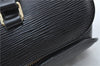 Authentic Louis Vuitton Epi Soufflot Black Hand Bag M52222 LV J0731
