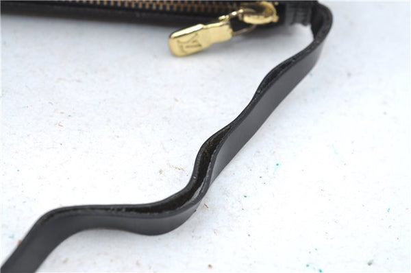 Authentic Louis Vuitton Epi Soufflot Black Hand Bag M52222 LV J0731