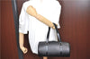 Authentic Louis Vuitton Epi Soufflot Black Hand Bag M52222 LV J0731