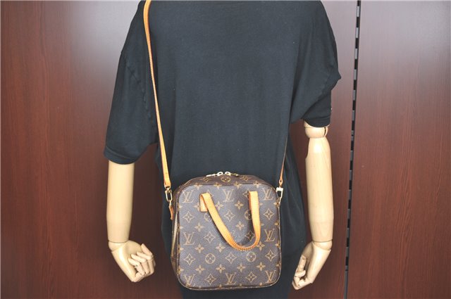 Authentic Louis Vuitton Monogram Spontini 2Way Shoulder Hand Bag M47500 LV J0733