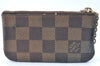Authentic Louis Vuitton Damier Pochette Cles Coin Case Purse N62658 LV J0739