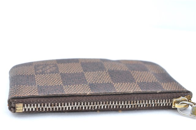 Authentic Louis Vuitton Damier Pochette Cles Coin Case Purse N62658 LV J0739