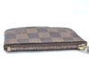 Authentic Louis Vuitton Damier Pochette Cles Coin Case Purse N62658 LV J0739