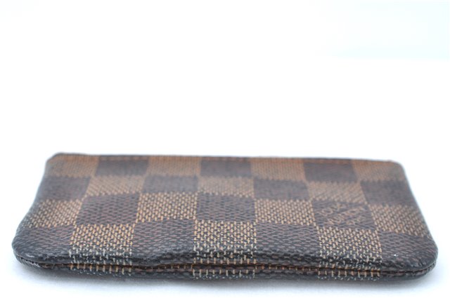 Authentic Louis Vuitton Damier Pochette Cles Coin Case Purse N62658 LV J0739
