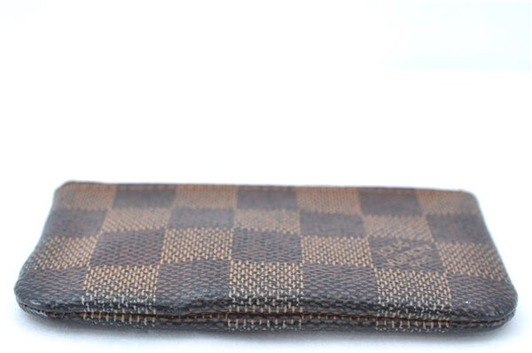 Authentic Louis Vuitton Damier Pochette Cles Coin Case Purse N62658 LV J0739