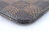 Authentic Louis Vuitton Damier Pochette Cles Coin Case Purse N62658 LV J0739
