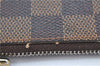 Authentic Louis Vuitton Damier Pochette Cles Coin Case Purse N62658 LV J0739