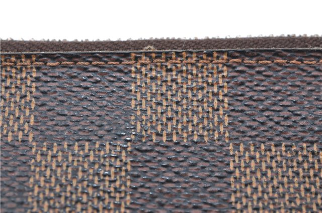 Authentic Louis Vuitton Damier Pochette Cles Coin Case Purse N62658 LV J0739