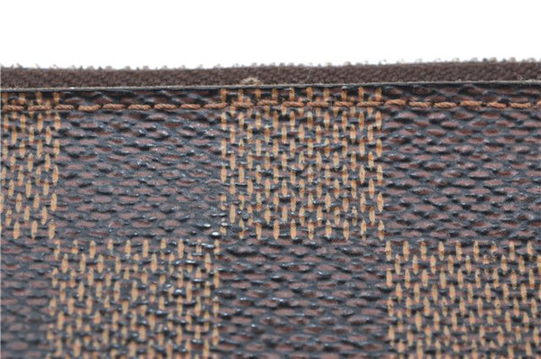 Authentic Louis Vuitton Damier Pochette Cles Coin Case Purse N62658 LV J0739