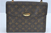 Authentic Louis Vuitton Monogram Malesherbes Hand Bag M51379 LV J0742