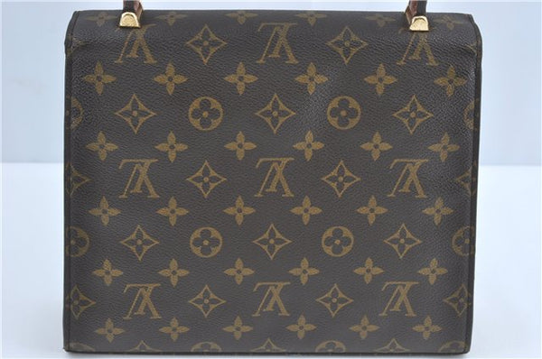 Authentic Louis Vuitton Monogram Malesherbes Hand Bag M51379 LV J0742