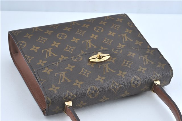 Authentic Louis Vuitton Monogram Malesherbes Hand Bag M51379 LV J0742