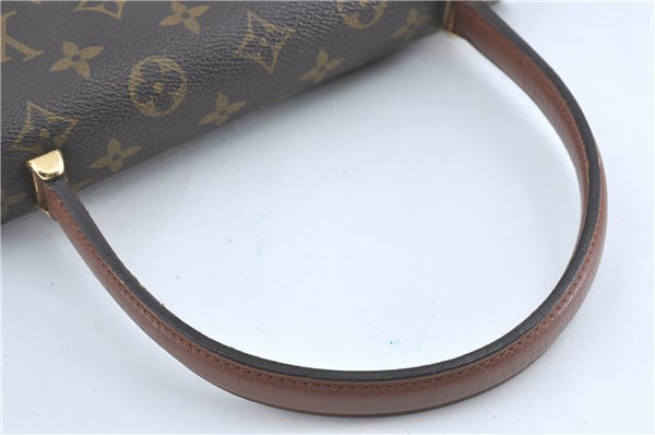 Authentic Louis Vuitton Monogram Malesherbes Hand Bag M51379 LV J0742