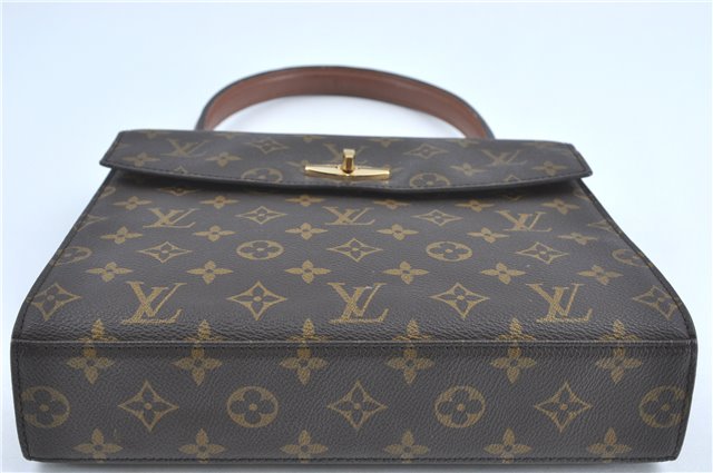 Authentic Louis Vuitton Monogram Malesherbes Hand Bag M51379 LV J0742