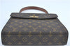 Authentic Louis Vuitton Monogram Malesherbes Hand Bag M51379 LV J0742