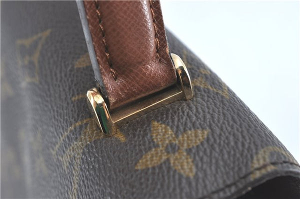 Authentic Louis Vuitton Monogram Malesherbes Hand Bag M51379 LV J0742