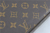 Authentic Louis Vuitton Monogram Malesherbes Hand Bag M51379 LV J0742